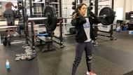 Bayley has become a huge fan of fitness and training